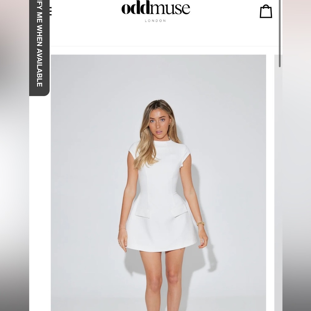 Odd Muse The Ultimate Muse Cap Sleeve Mini Dress